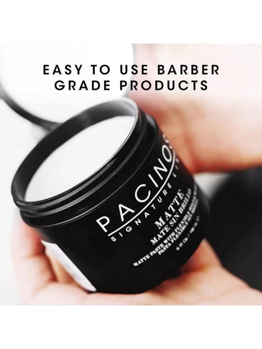 Matte Hair Paste for Firm Hold & No Shine - Sculpting Wax for All Hair Types, 4
